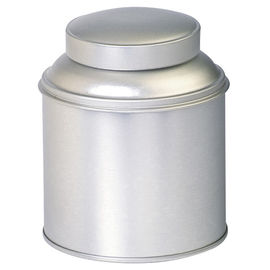 Chiny Niestandardowy dekiel z zawiasami Metalowy blaszany pudel / okrągły blaszany pojemnik Błyszczący lakier dostawca