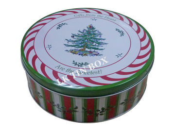 Chiny Niestandardowe drukowane Christmas Holiday Cake Cookie Tin Box Gift Packaging dostawca