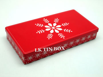 Chiny Niestandardowe pudełko prostokąt Prosty narożnik z nadrukiem i tłoczenie, pudełko z cynowym darem dostawca