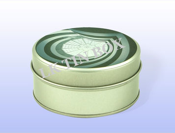 Chiny Printed Gift Blaszany puszka do przechowywania mydła w proszku do przechowywania, okrągłe puszki z cyny dostawca