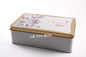 Niestandardowe pudełko na prezent z nadrukiem Porker Chips Pvc Okno z prostokątnymi pojemnikami z cyny dostawca