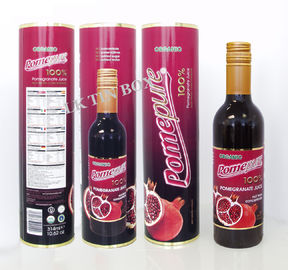Chiny 375ml Cmyk Round Wine Tin Box Opakowanie butelek spirytusowych na wakacje dostawca
