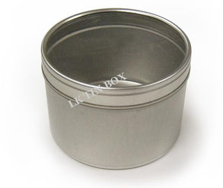 Chiny 75 Gram Candle Tin Puszki Round Tin Can Packaging Na świece Ps Window On The Lid dostawca