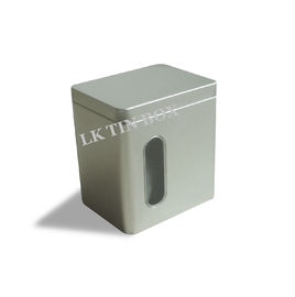 Pvc Window Zielona herbata Blaszane pudła z pokrywkami, Loose Tea Containers PMS Printing dostawca