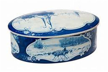 Indywidualne wzornictwo Metalowe puszki kosmetyczne Candy Oval Fancy Tin Box With Logo dostawca